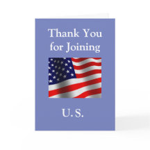 "Thank You for Joining US" New American Citizen