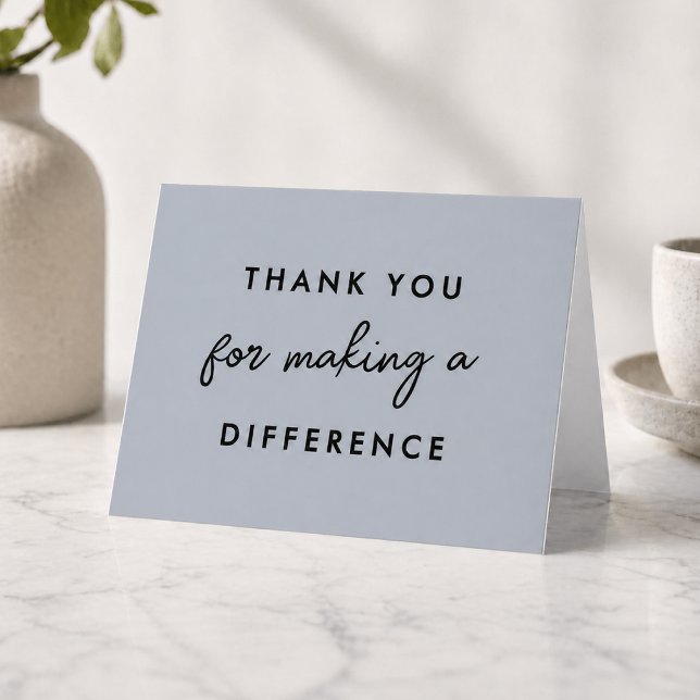 Thank you for Making a Difference Card (Creator Uploaded)