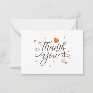 Thank you for no reason card