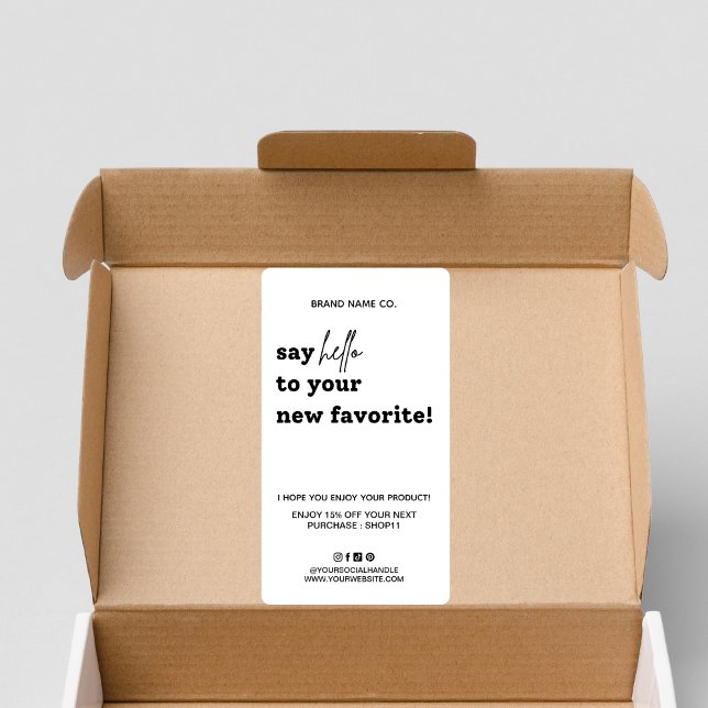 Thank You For Order Modern | Say Hello To Your Box (Creator Uploaded)