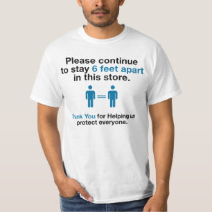 Thank You For Practicing Social Distancing T-Shirt