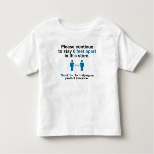Thank You For Practicing Social Distancing Toddler T-shirt