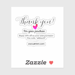 Thank you for purchase pink family business detail