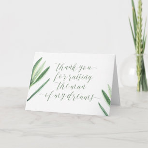 Thank You For Raising the Man of My Dreams Card