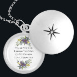 Thank you for raising the man of my dreams Gift   Locket Necklace<br><div class="desc">Thank you for raising the man of my dreams saying on a silver necklace or locket necklace is the perfect gift to give to your future mother in law or mother in law. She will treasure it. The perfect gift for the Mother of the Groom on your wedding day. Available...</div>