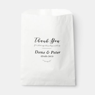 Thank You For Sharing This Day With Us Favour Bag