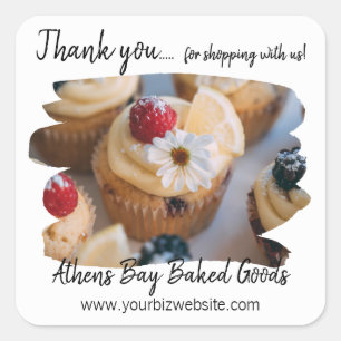 Thank you for Shopping with us Business Label
