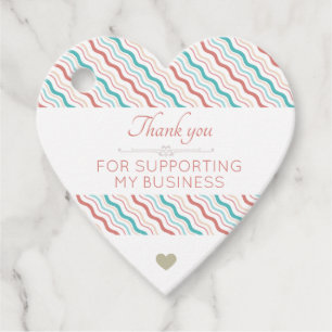 Thank you for supporting my business favour tags
