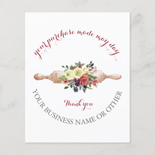 Thank You For Supporting My Small Business Card
