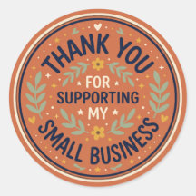 Thank You For Supporting My Small Business