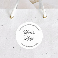 Thank You For Supporting My Small Business Logo