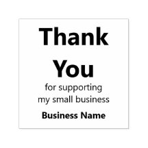 Thank You for Supporting My Small Business Name