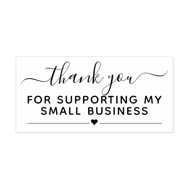 Thank You For Supporting My Small Business Self-inking Stamp (Design)
