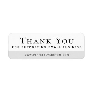 Thank you for supporting small business