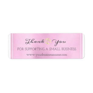 Thank You For Supporting Small Business Grey Gold