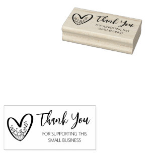Thank You for Supporting This Small Business Rubber Stamp