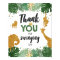 Thank You For Swinging By Safari Animals Birthday