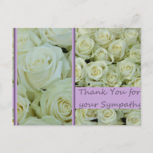 Thank you for Sympathy Postcard