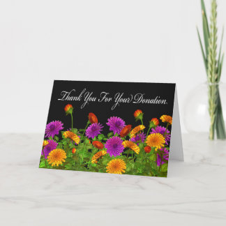 Thank You, For The Donation Greeting Card