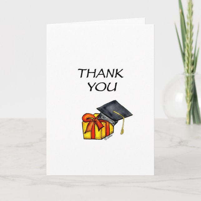 Thank you for the Graduation Gift - Gift with Grad Card (Front)