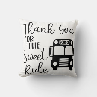 Thank You For the Sweet Ride  Throw Pillow