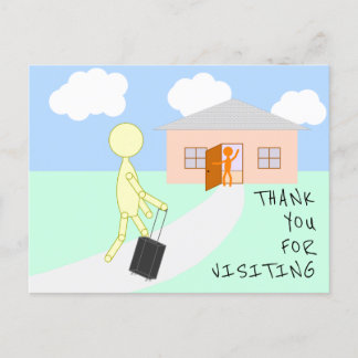 Thank You for Visiting - Nod Notes Postcard