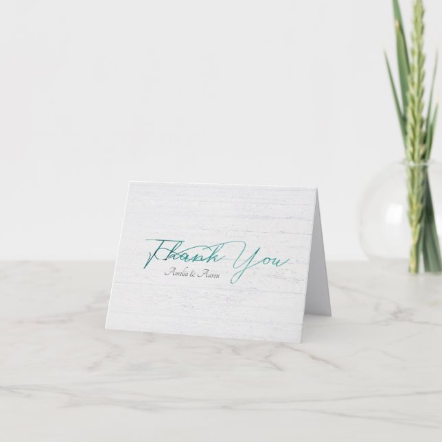 Thank You For Wedding Gift Card (Front)
