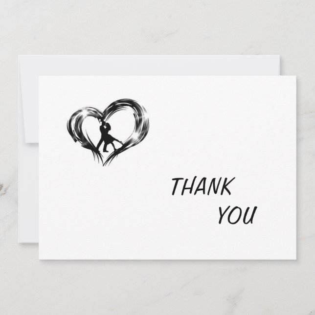 THANK YOU FOR WEDDING / SHOWER INVITATION (Front)