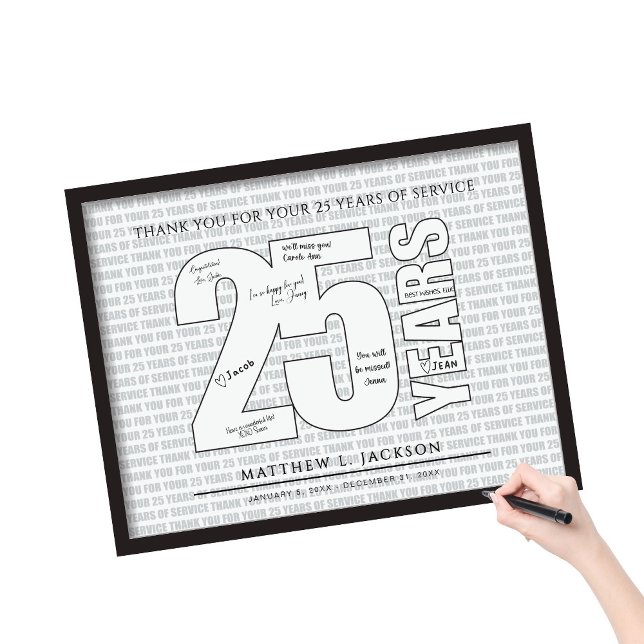 Thank you for your 25 Years of Service Poster (Creator Uploaded)
