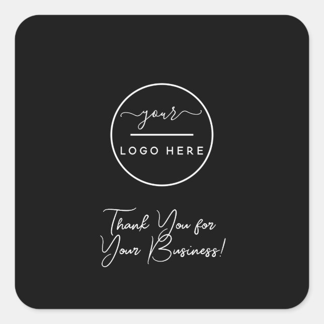 Thank You for Your Business | Company Sticker (Front)