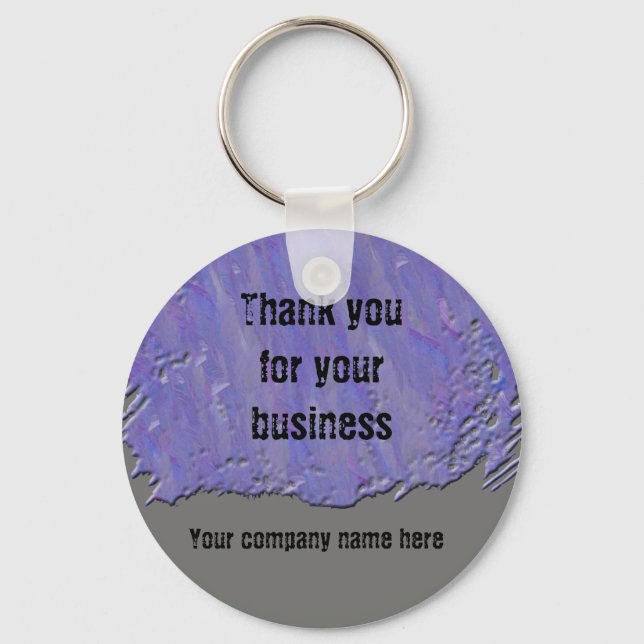 Thank You for Your Business Customer Appreciation Keychain (Front)