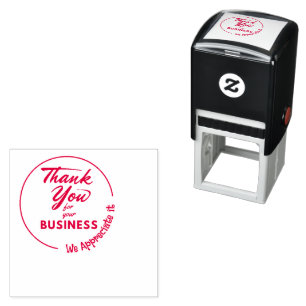 THANK YOU FOR YOUR BUSINESS RUBBER STAMP