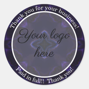Thank you for your business stickers
