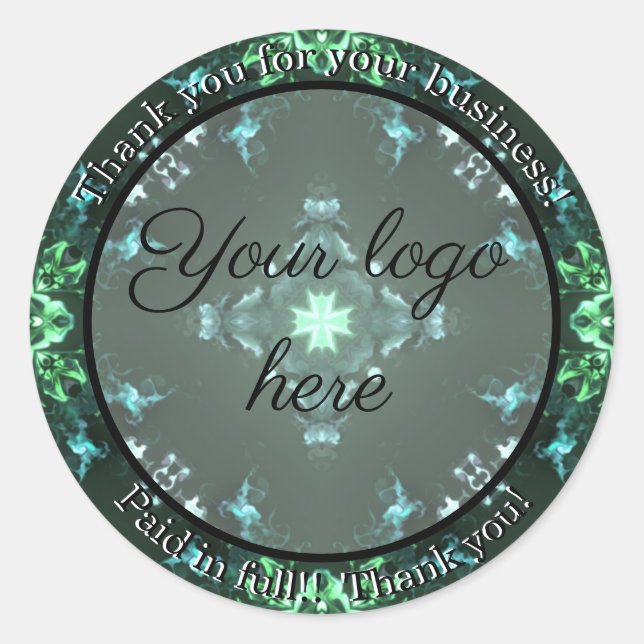 Thank you for your business stickers (Front)