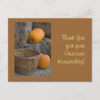 Thank You for your Gracious Hospitality!