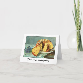 Thank You for Your Hospitality Card