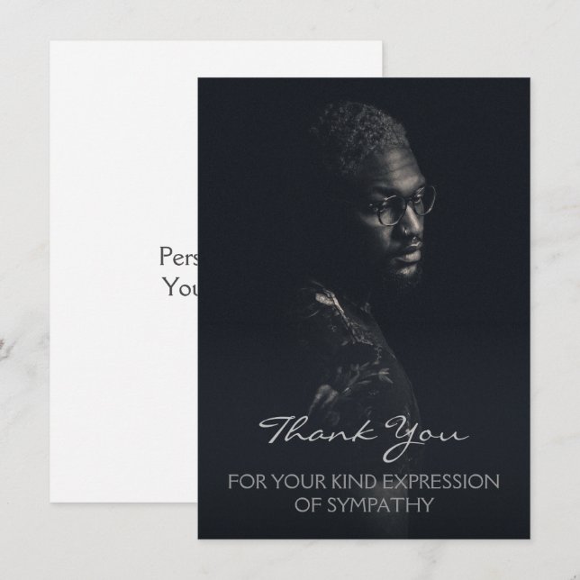 Thank You For Your Kind Expression Of Sympathy (Front/Back)