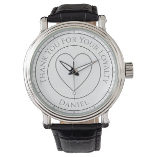 Thank You For Your Loyalty with Name - Gift Watch