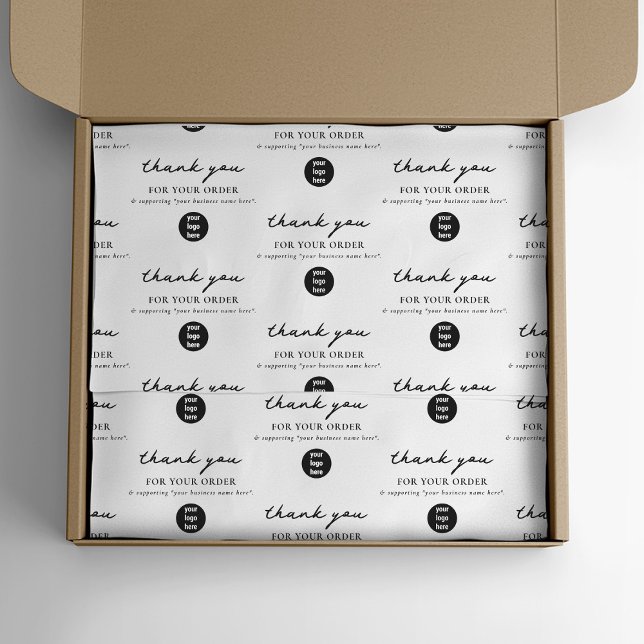 Thank You for your Order Business Packaging Logo Tissue Paper (Thank You for your Order Business Packaging Logo Tissue Paper)