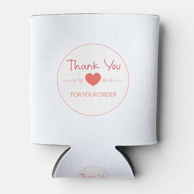Thank You For Your Order Can Cooler (Front)