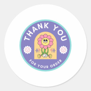 THANK YOU for your order Classic Round Sticker