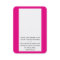 THANK YOU FOR YOUR ORDER insert modern hot pink