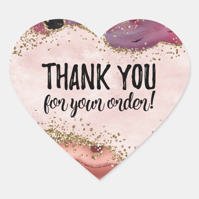 Thank you for your order label (Front)