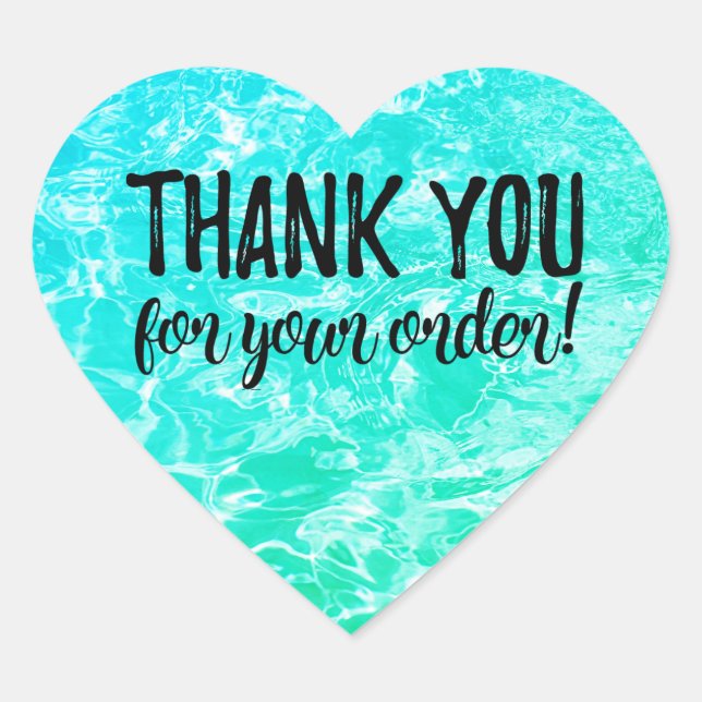 Thank you for your order label (Front)