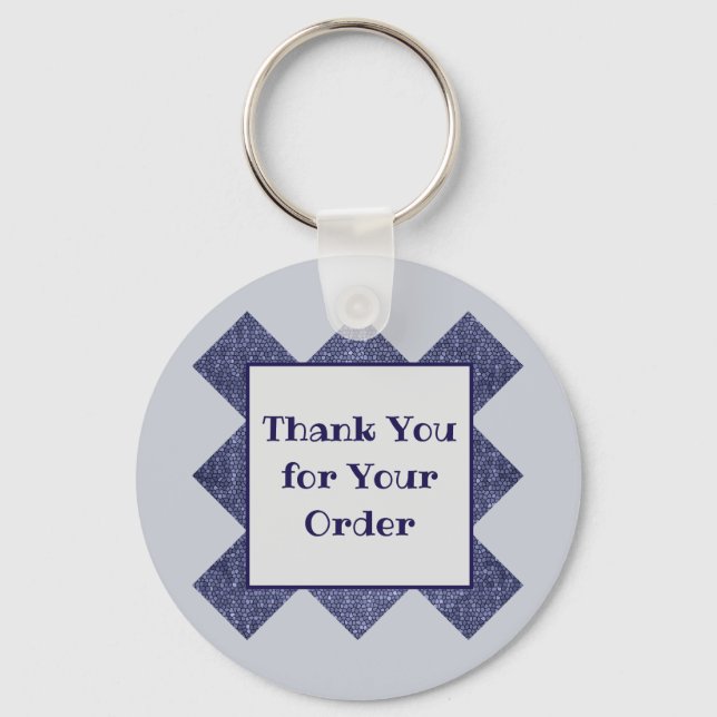 Thank You for Your Order Professional Business Keychain (Front)