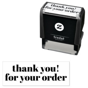 Thank You for Your Order Stamp