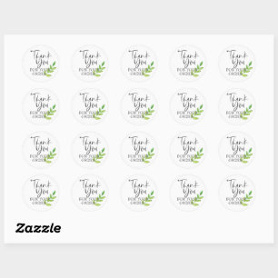 Thank you for your order STICKER