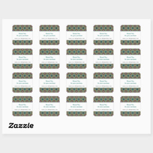 Thank You For Your Purchase 1 Square Sticker