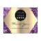 Thank You For Your Purchase Glitter Gold Logo
