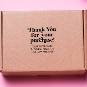 Thank you for your purchase Small Business Custom Rubber Stamp